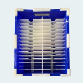 Crates with HDPE Partition with Foam cushioning